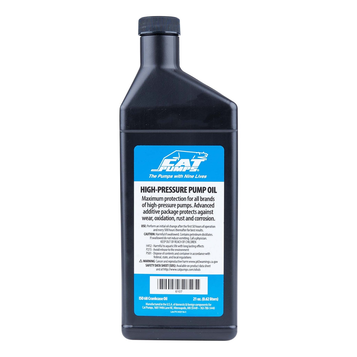 Cat Pumps model 6107 crankcase oil